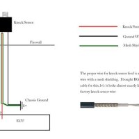 1 Wire And 2 Knock Sensor Wiring Diagram